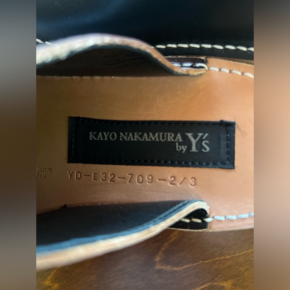 Y’s Yohji Yamamoto Leather Sandals in Black Size 7 - Picture 9 of 12